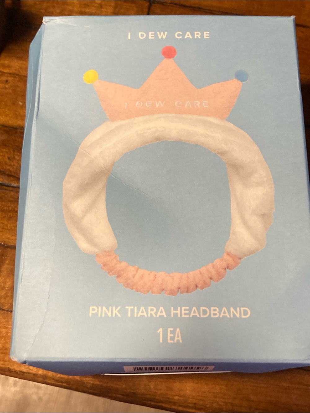 Tiara Spa Headband “I DEW CARE”